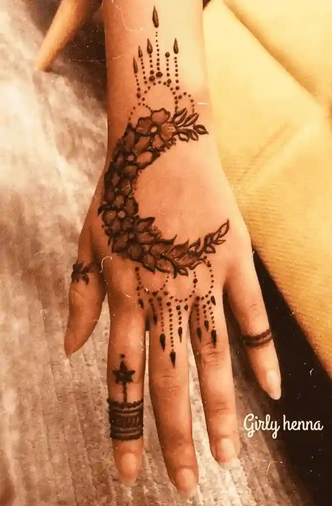 Back Hand Mehendi Designs For EID